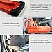 VOJKOREL Car Door Step Ladder with Glass Breaker Safety Hammer, Car Folding Roof Rack Door Step for Most Vehicles