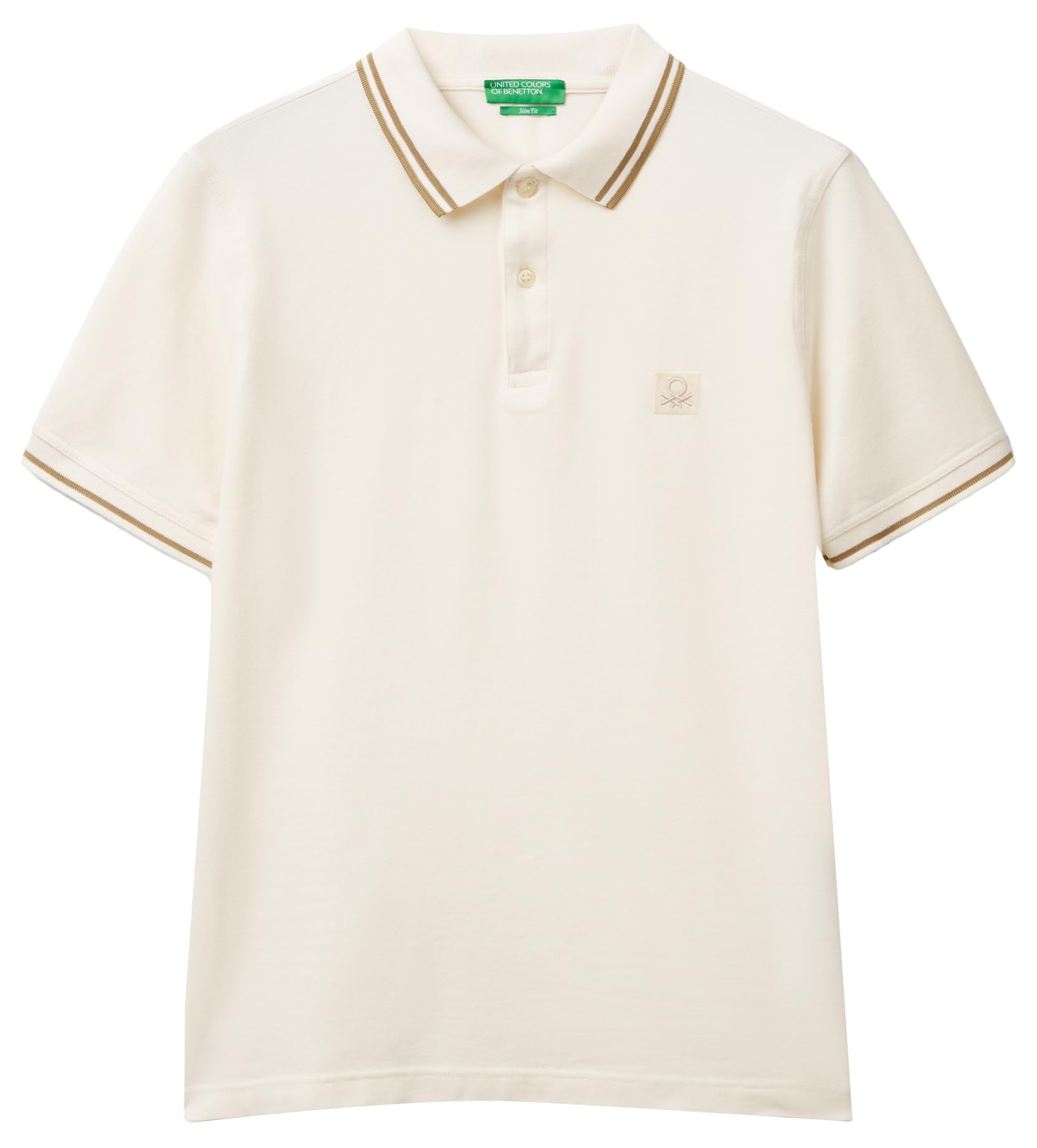 United Colors of Benetton Polo Shirt M/M, White, XL