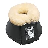 Sprungglocken Kunstleder mit weichem 5,5 mm Neopren abgefüttert und doppeltem Klettverschluss. Äußerst reißfest und strapazierfähig. Oberer Rand ist mit Lammfell abgefüttert.