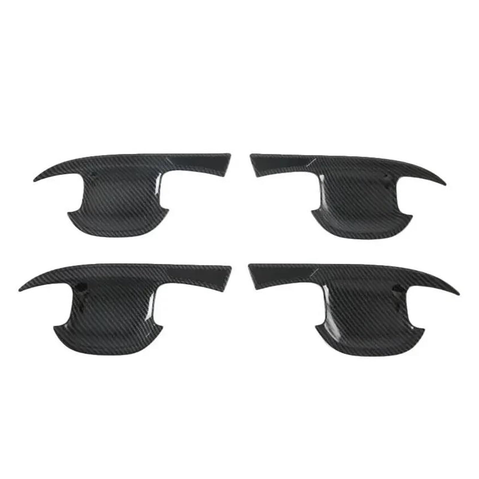 MTVTFECEWG for Kia for Sorento MQ4 2020 2021 2022 2023 Car Exterior Door Handle Bowl Moulding Cover Trim Sticker (Carbon B)