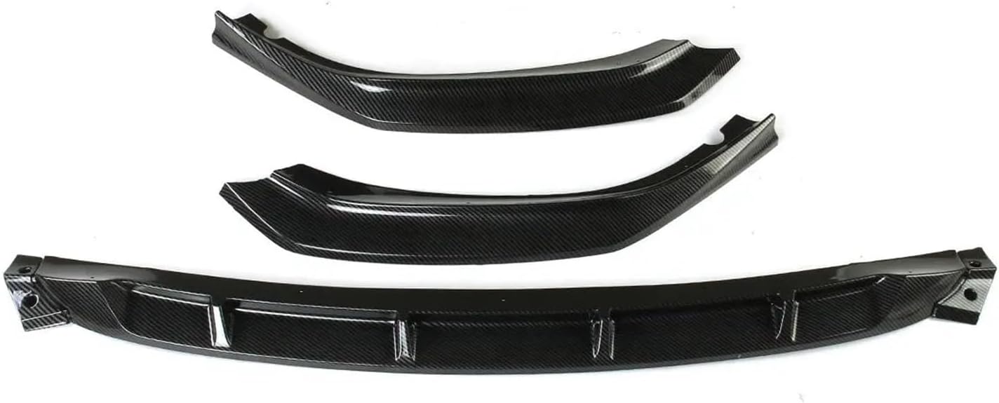 3 ピース車のフロントバンパーリップスプリッターディフューザーボディ