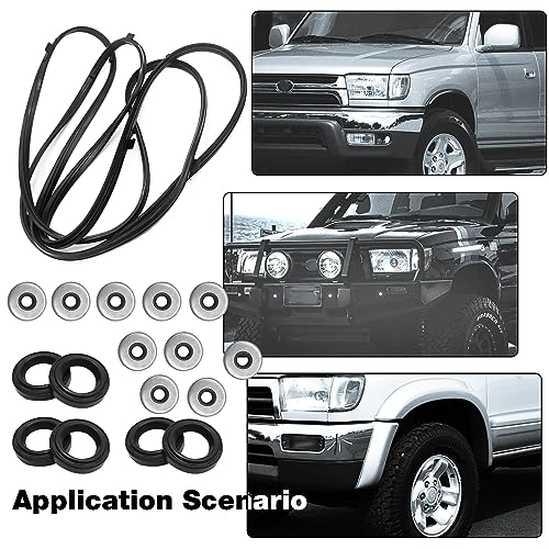 Image of VS50607R Valve Cover Gasket Set 0361708 12341-RCA-A01 Replacement for Acura MDX RL TL 3.5L Replacement for Honda Accord 3.0L 2003-2004 Replacement for Saturn Vue 3.5L 2004-2007