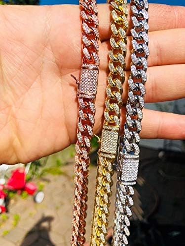 Mens Miami Cuban Link Chain 