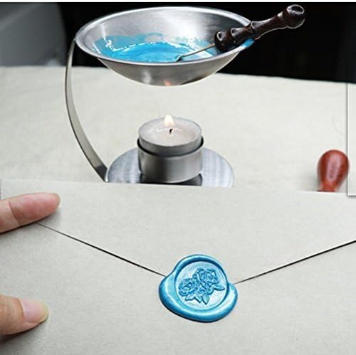 Miniatura 4 de 21 Estilos Decorativos Carácter Chino Doble Felicidad Sello de Cera Sello de Sellado Curlicue Invitaciones de Boda Tarjetas Regalo de Navidad