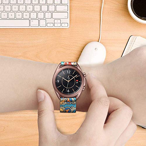 Correa Nylon 20mm Compatible Galaxy Watch 3 41mm miniatura 6