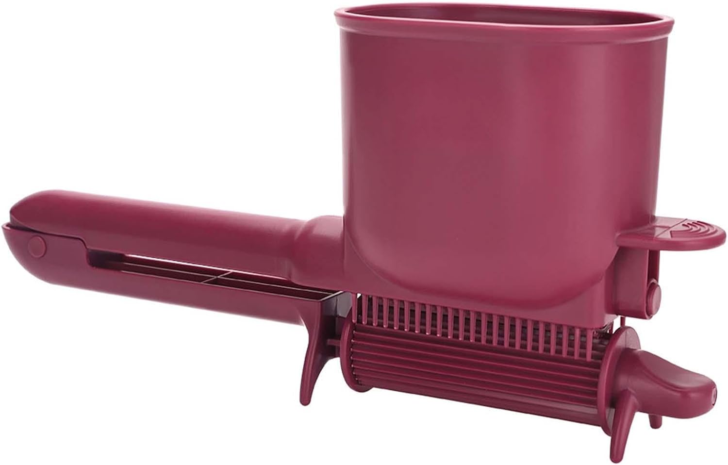 jojomis Hair Dye Brush and Bowl Set, Stylist Professional Portable Multifunctional Salon Tool Hair Color Mixing Bowl 11.34x5.51 Inch- Red