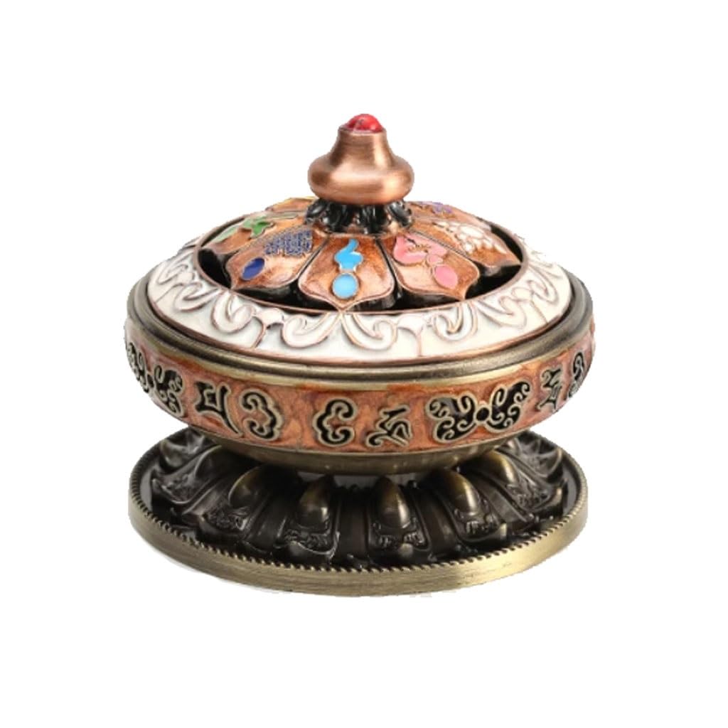 Incense Holder Base Retro Alloy Plate Incense Burner Household Sandalwood Aromatherapy Room Agarwood Tea Ceremony Ornaments