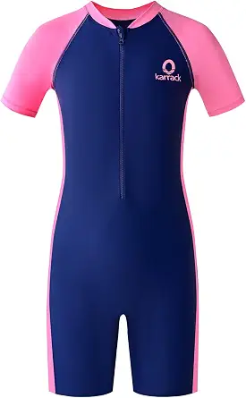 Girls and Boys One Piece Rash Guard Swimsuit UPF 50+ Sun Protection