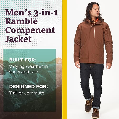 Image of MARMOT Men's Ramble Component Jacket Rain Jacket for Men, Waterproof Jacket for Hiking, Climbing, Backpacking