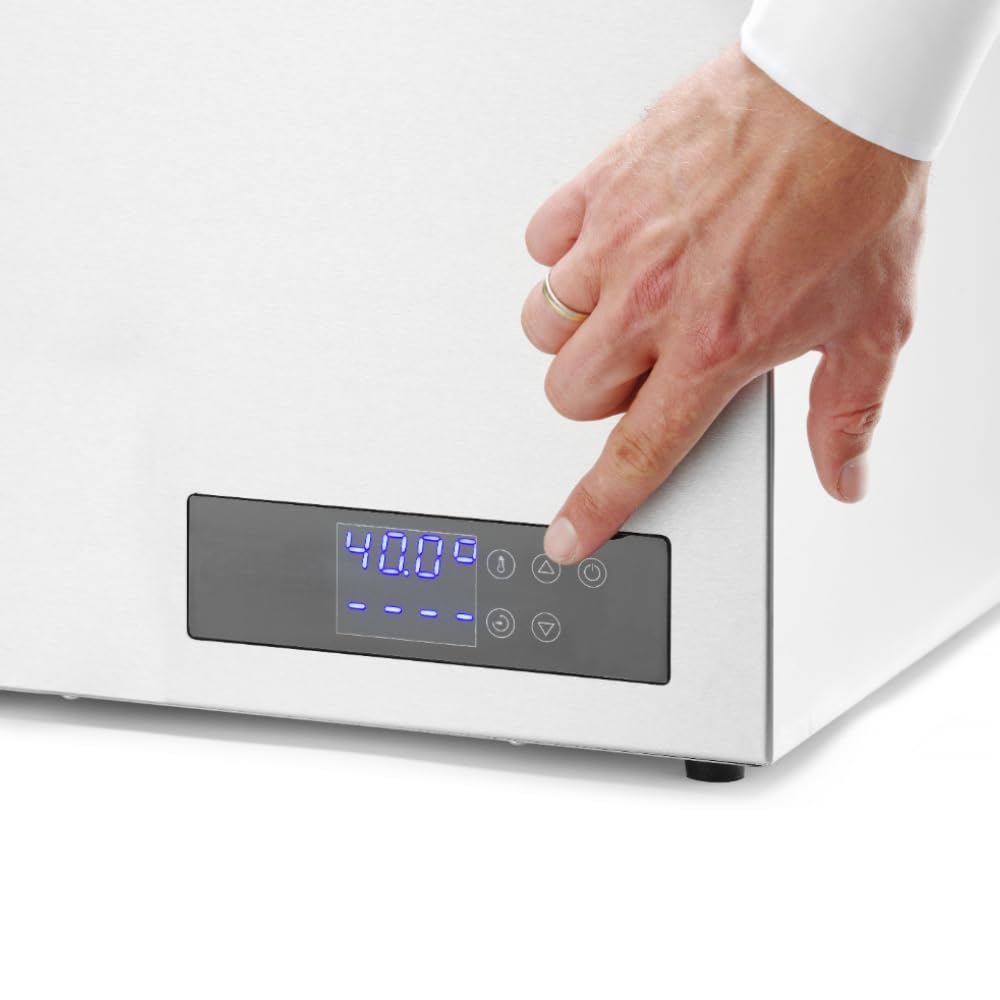 MBH - Sistema di sous vide GN 2/3 per ospitalità in acciaio inox. Sistema sous vide professionale con termostato regolabile