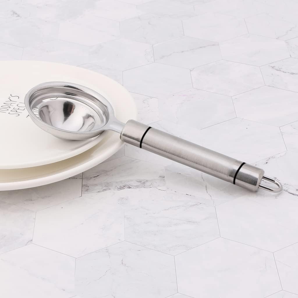 Egg Yolk White Separator Separates Stainless Steel Sieve Kitchen Tool Utensil