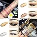 Bernecy Glitter Eyeshadow Palette,10 Colors Sparkle Shimmer Eye Shadow Highly Pigmented Long Lasting Makeup Set Gold (Type 5), Small