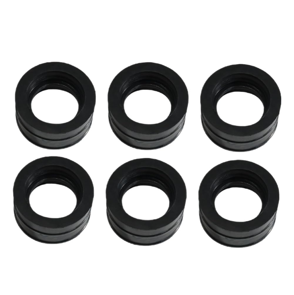 6pcs Carburetor Interface Manifold Intake Glue 16211-422-000 Compatible with CBX1000 1979-1980