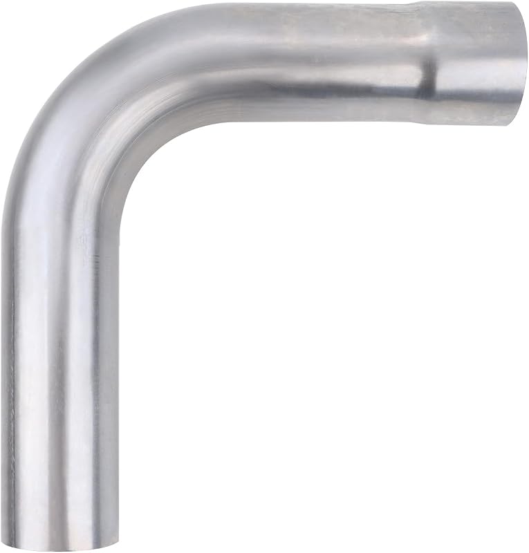 Tubo de escapamento A-KARCK com curva de 90° e 3" de diâmetro externo em aço carbono – 1 unidade