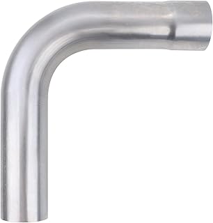 A-KARCK Exhaust 90 Degree Tube 2.25" OD, Mild Steel Exhaust Pipe Mandrel Bend, Custom Your Own Exhaust System