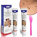 Wart Remover Ointment, Wart Removal Cream, Skin tag Remover Mole Remover for Removing Warts Without Leaving Scars. Herbal Ingredients, Safe and Secure, with PC Swab 2pcs