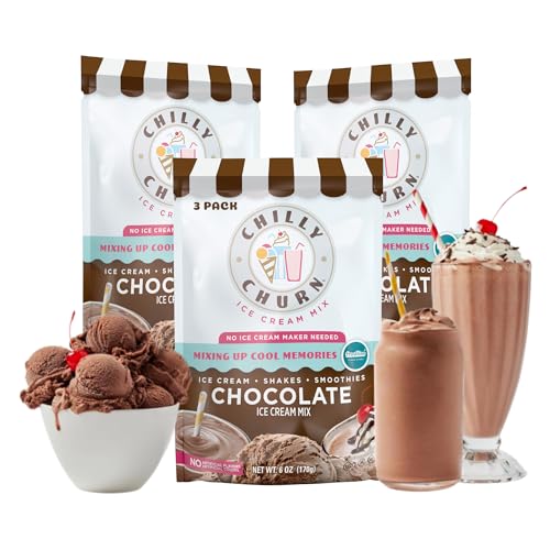 Chilly Churn Chocolate Flavored Ice Cream, Shakes & Smoothie...