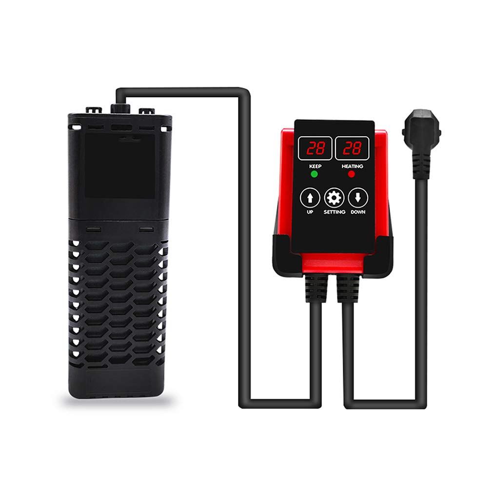 Riscaldatore per Acquario, riscaldatori per acquari con regolatore di Temperatura Esterno, Protezione da sovratemperatura, Temperatura costante Automatica, PTC antideflagrante, 50 W - 1200 W