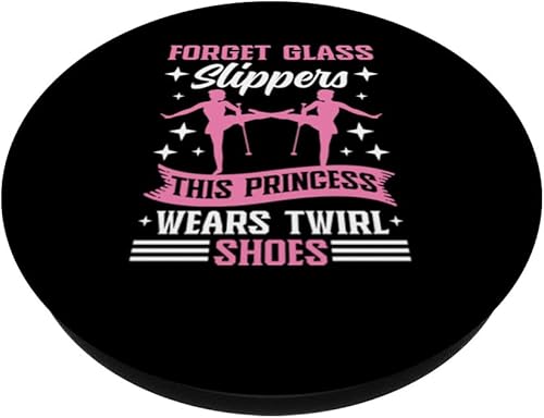 Vista 2 de Twirler Majorettes wears Twirl Shoes Baton Twirling PopSockets Swappable PopGrip