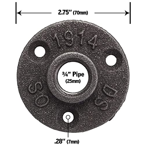 Flangia per Tubi Industriali Flangia a 3 Fori