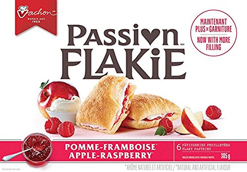 Vachon Passion Flakie Pastries Apple Raspberry 10.3 Ounce, 1 Box, Made in Quebec