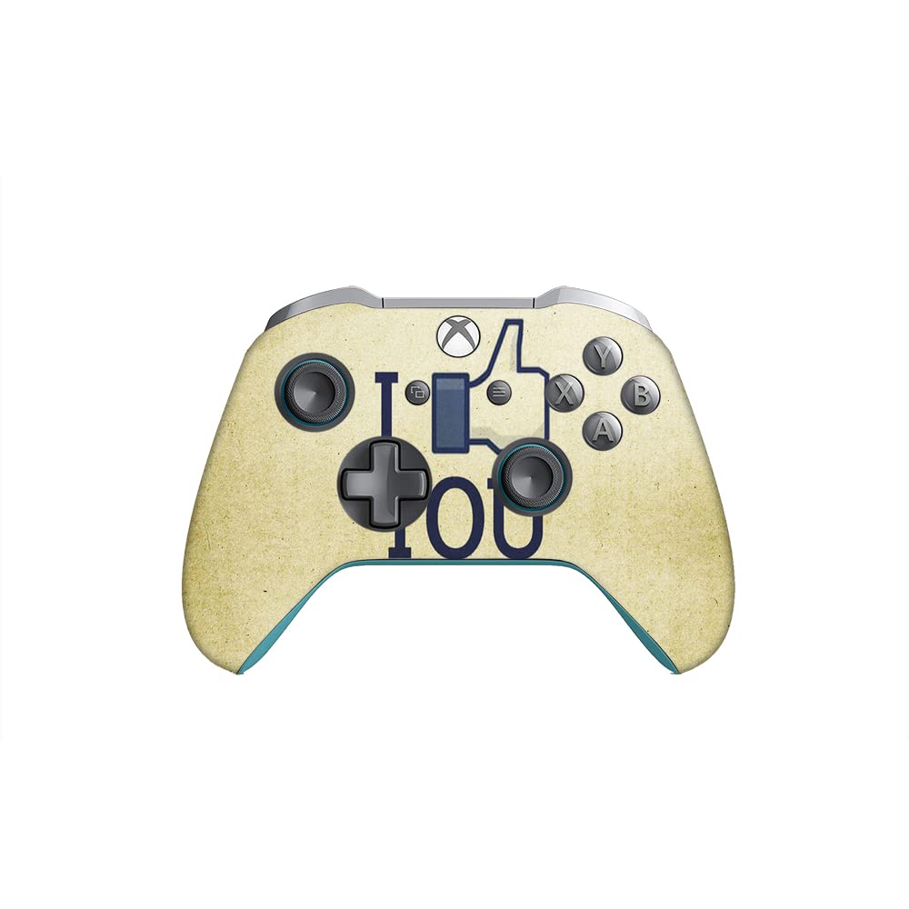 GADGETS WRAP Printed Vinyl Decal Sticker Skin for Xbox One/One S/One X Controller Only - i Like You-image-10