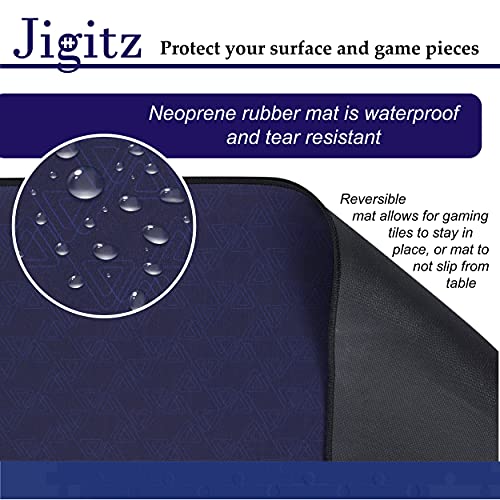 Jigitz Large Neoprene Gaming Mat 3X4Ft - Board Game Mats Tabletop Neoprene Table Cover Mouse Pad Large War Gaming Mats #TOP4