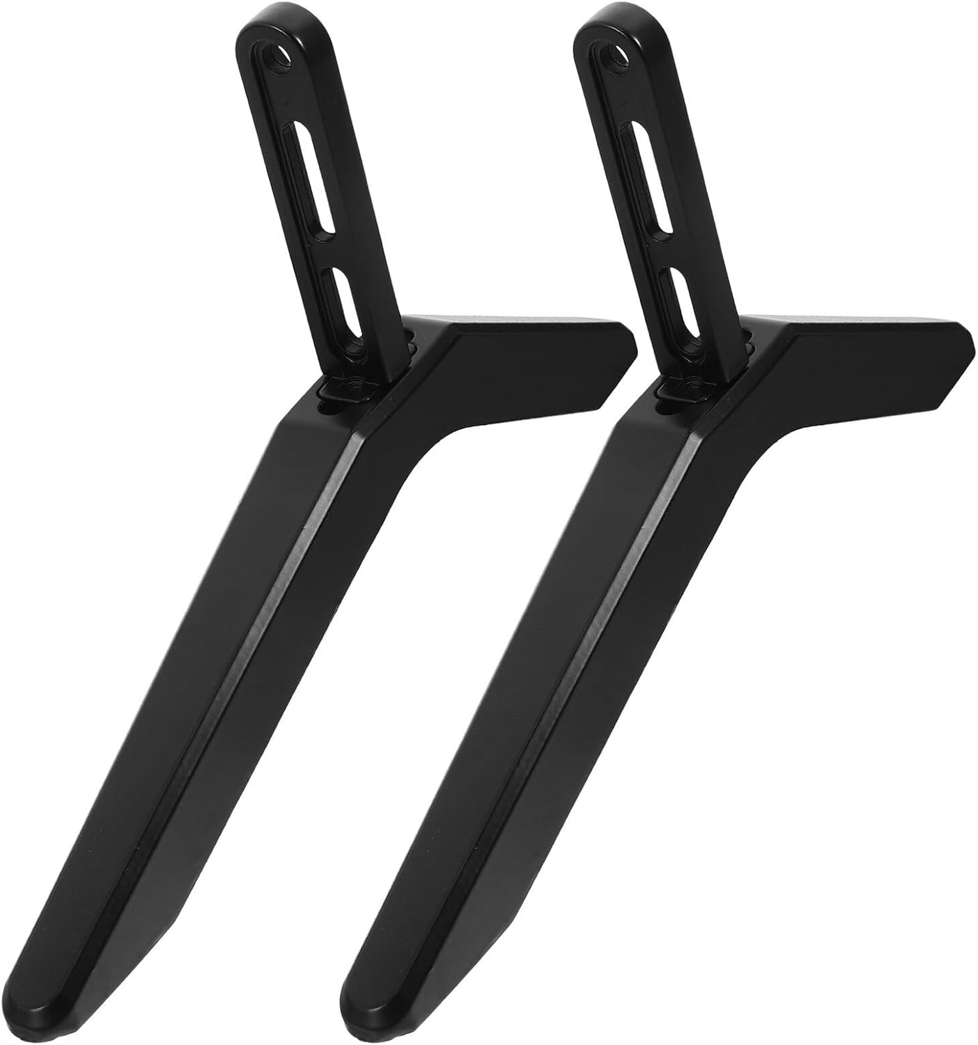 Universal Tv Stand Tabletop Mount Holder Adjustable Height Compatible with Flat Screen Tvs Grey Desktop Support for Home Office Living Room