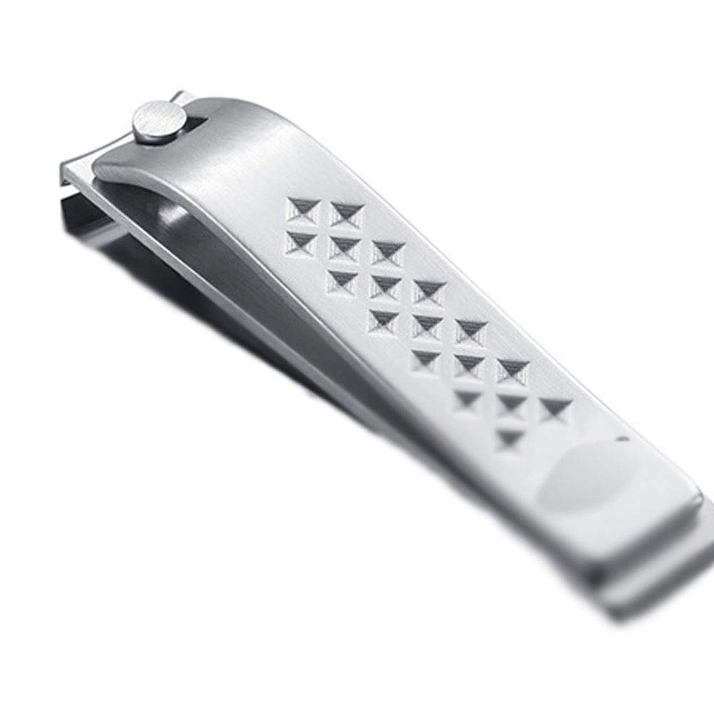 GFJTJAO Tijeras Uñas Clippers de uñas Niños Adultos Acero Inoxidable Silver Clippers de uñas 53 * 35 mm Acero Inoxidable Clippers de uñas