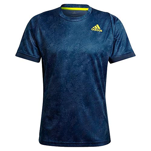 T-shirt de tennis adidas Freelift Printed Primeblue Crew Navy marine