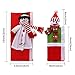 OurWarm Aytai 4pcs Christmas Fridge Handle Covers Snowman Refrigerator Door Handle Cover Kitchen Appliance for Christmas Decorations