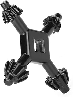 Fafeicy Drill Chuck Key 4 in 1 Durable Multifunctional Steel Master Chuck Key for Tightening and Loosening Chuck for Most Drills and Power Tools