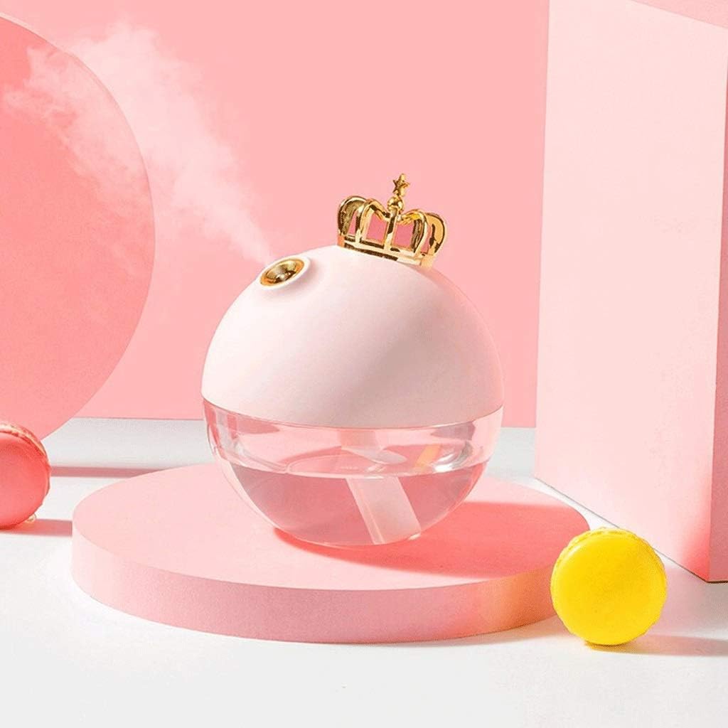 Humidifiers Humidifier 320ml Portable Mini USB Desktop Humidifier Suitable for Automobile Bedroom Tourism Bureau Warm Night Light 30 Decibels Silent 2 Spray Modes Humidifier