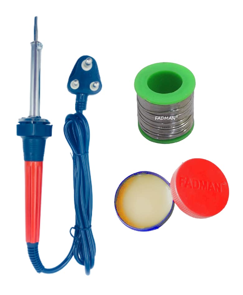 FADMAN SOLDERING IRON 60 W | BEST BUNDLE KIT | SOLDER WIRE | FLUX | SOLDERING IRON KIT