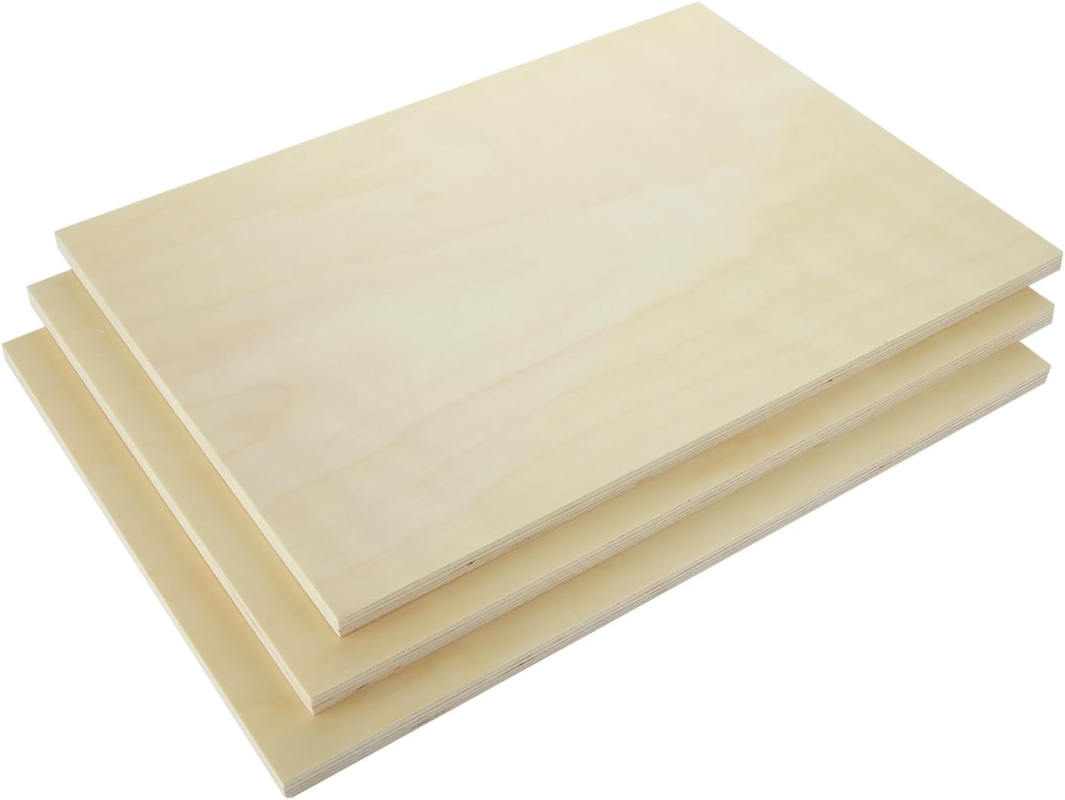 5 Pack Basswood Sheets for Crafts, 12 x 16 x 1/2 Inch 12mm Thin Plywood Sheets Unfinished Bass Wood Boards for Arts and Crafts, Painting, Pyrography, Wood Engraving, Wood Burning, Architectural Models
