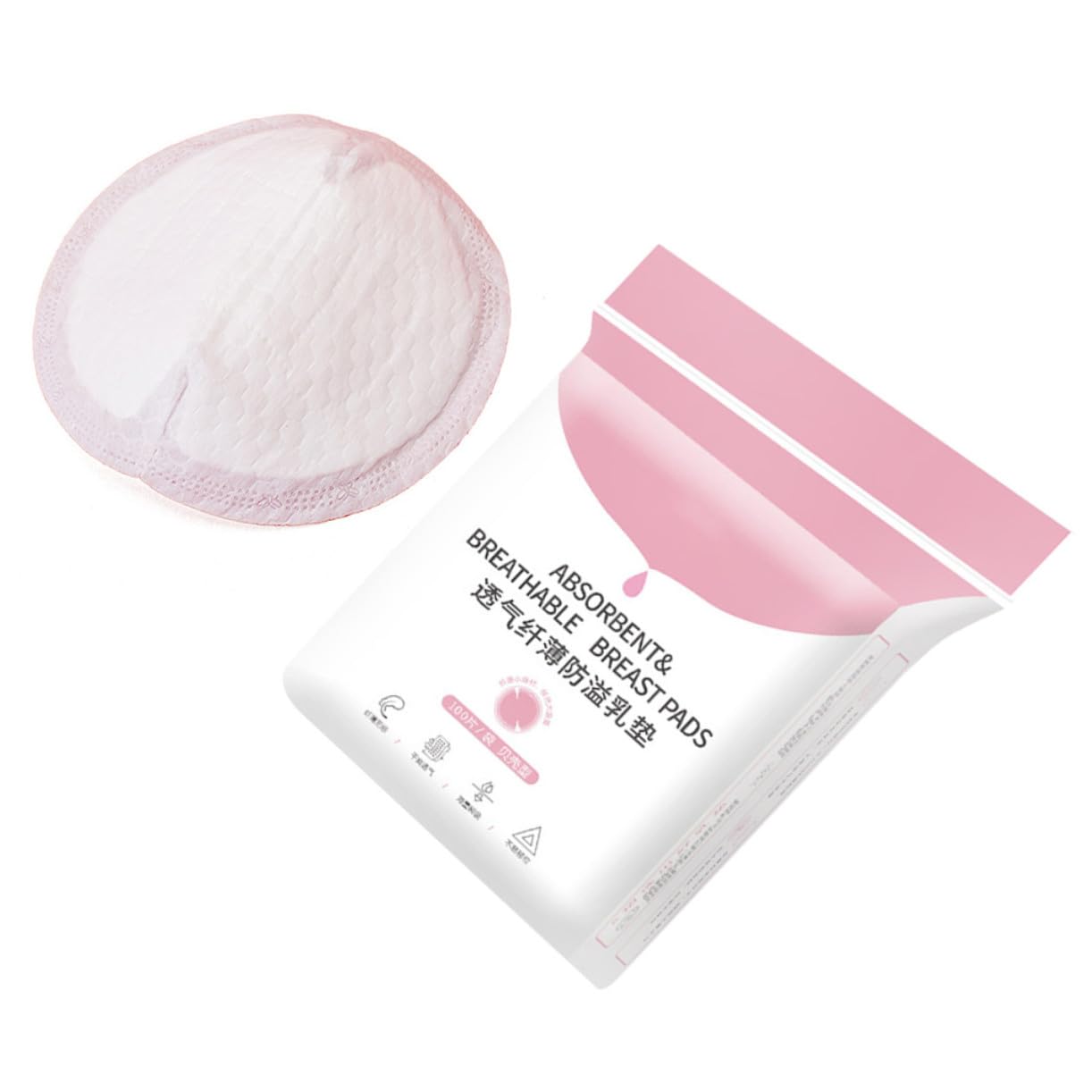 100pcs Disposable Galactorrhea Pad Thin Leak Breastfeeding Cushion Breathable Maternity Accessories for Moms Safe and Convenient Nursing Pads