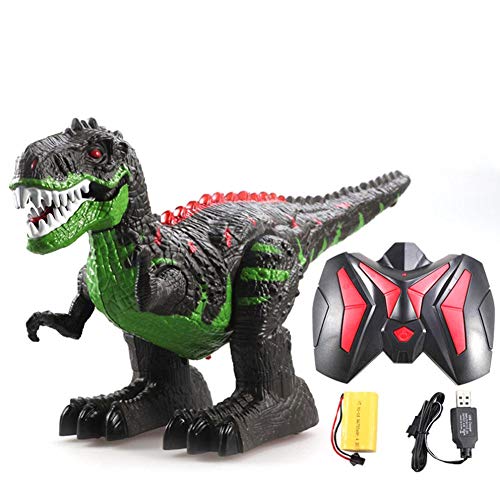 Wan Ning 2.4g Control Remoto inalámbrico Dinosaurio eléctrico Control Remoto tiranosaurio Rex Dinosaurio Artificial Juguete de Juguete Juguetes educativos (Caja de Color)