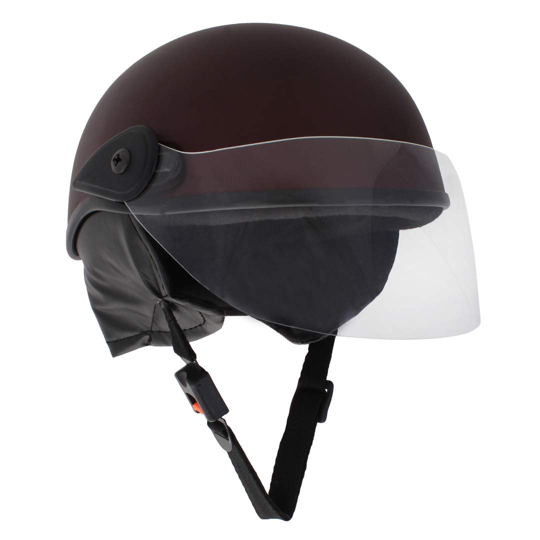 Sage Square Men's and Women's Multi-Purpose Half Helmet. (Medium, Maroon Matte) (Non-Motorized)