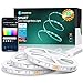 Produktbild Aigostar Wlan LED Streifen 15m(3x5m) Alexa LED Strip RGB App-steuerung IR-Fernbedienung Smart LED Stripes Farbwechsel, kompatibel mit Alexa und Google Assistant für Party Zuhause