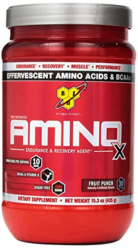 Amino Acids Supplements 30 Servings BSN Amino X Fruit Punch