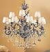 Majestic Imperial Crystal Mini-Chandelier (French Gold - Swarovski Strass)