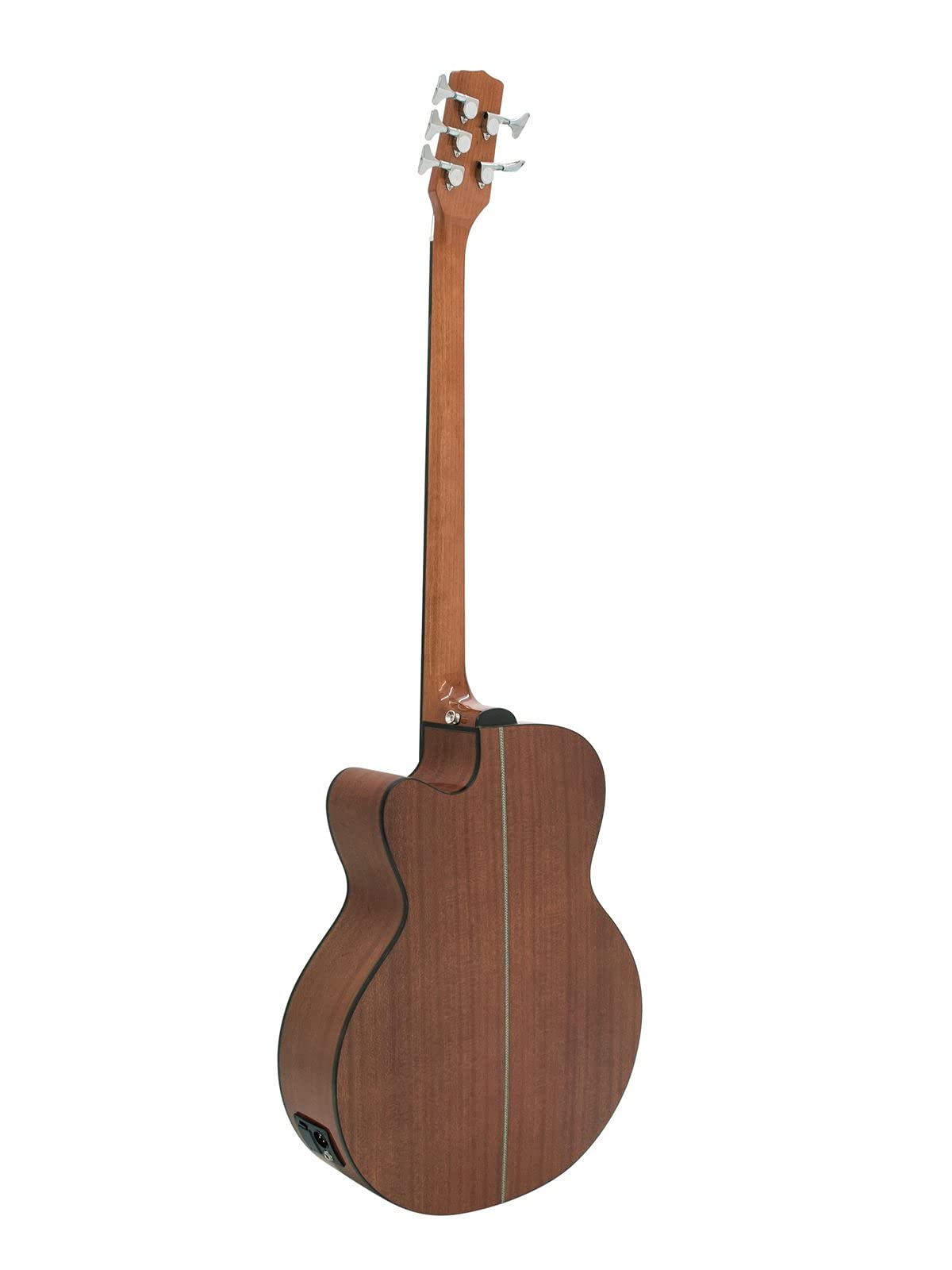 DIMAVERY AB-455 Akustikbass, 5-saitig, natur | Fünfsaitiger Akustikbass mit Tonabnehmer