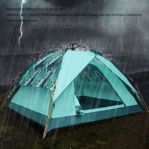 Carpa de Camping QUQUQ para 3-4 Personas Resistente al Viento y Lluvia miniatura 7