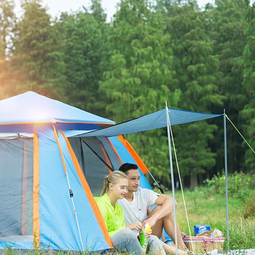 Carpa automática pop-up para camping 3-4 personas ligera y portátil miniatura 7