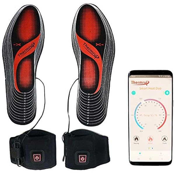 Thermrup Smart soletta riscaldata app controllata,dimensioni: 35-48(ritagliabile)