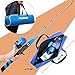 PLUSINNO Kids Fishing Pole, Portable Telescopic Fishing Rod and Reel Combo Kit - with Spincast Fishing Reel Tackle Box for Boys, Girls, Youth