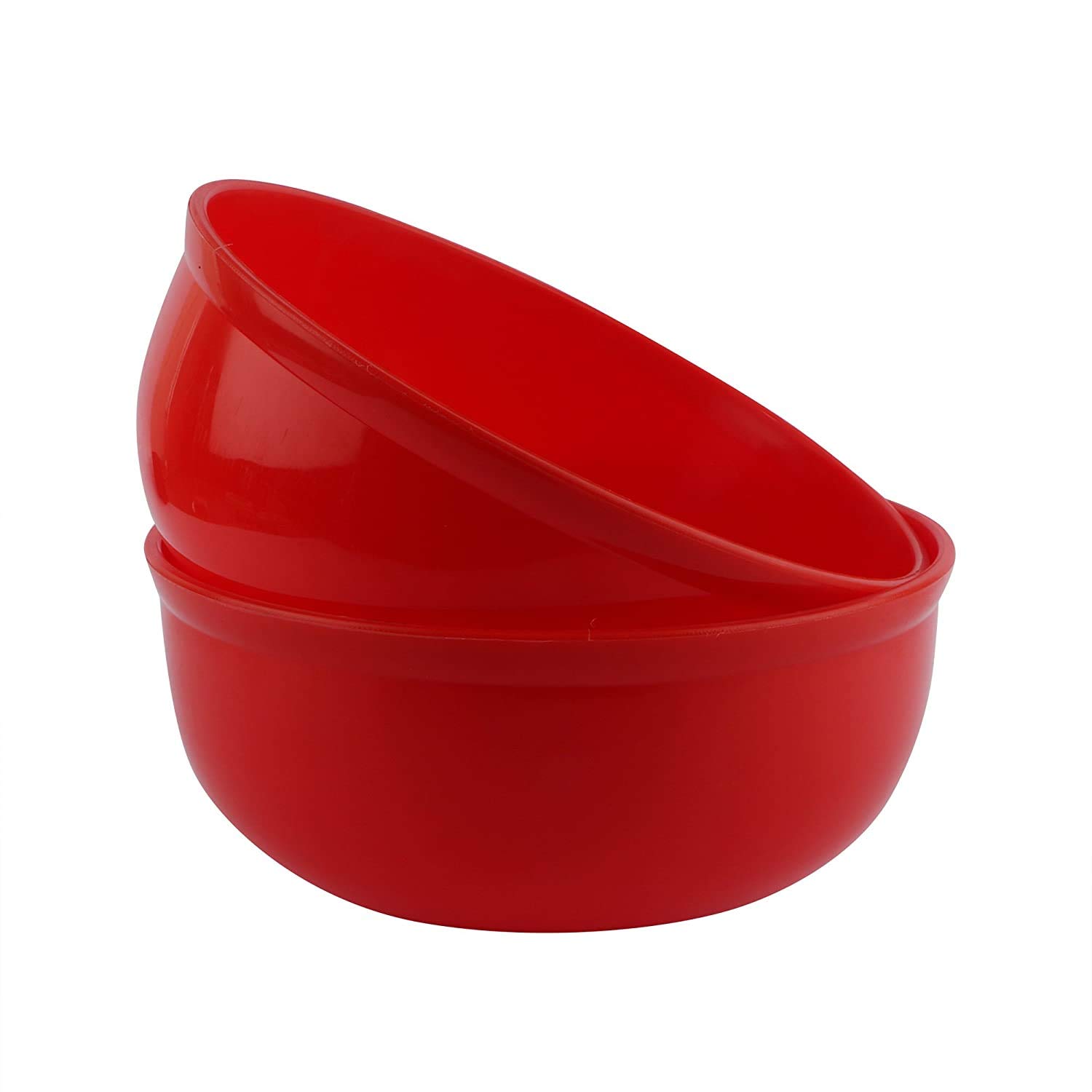 Homary Exotic Plastic Microwave Safe & Unbreakable Bowl, 2Litre, Set