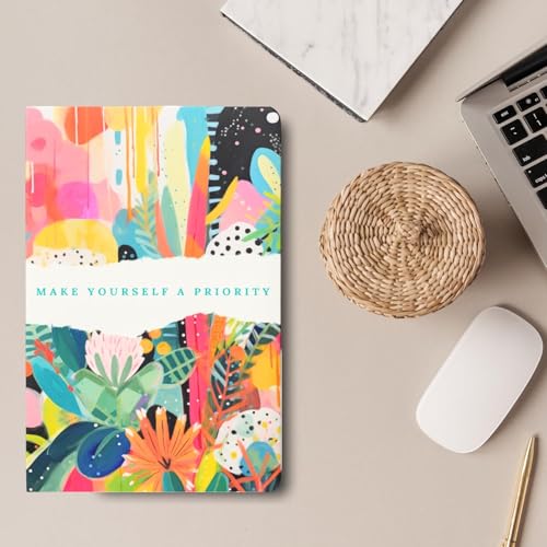Image of LAURET BLANC Ruled Notebook- A5 Size, 144 Lined Pages, 90 GSM, Paperback (Make Yourself A Priority)