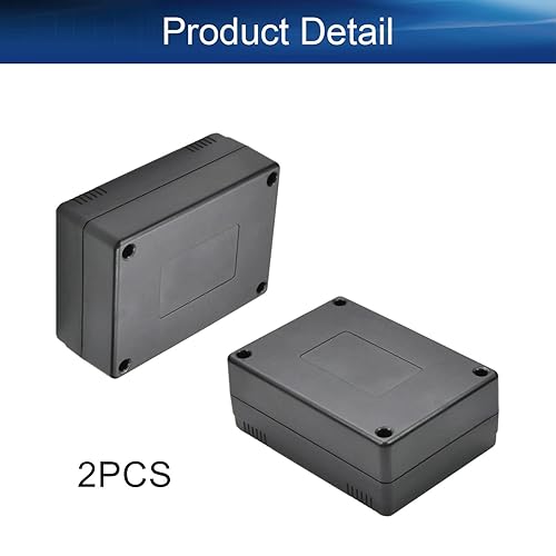 Miniatura 4 de Heyiarbeit Caja de conexiones de plástico ABS a prueba de polvo, caja de proyectos de conexiones, caja pequeña de 3.54 x 2.56 x 1.42 pulgadas (largo