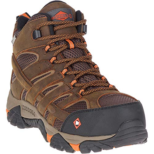 Merrell Men's Moab Vertex Mid Waterproof Composite Toe Construction Boot4